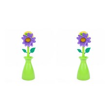 HIER DECO花朵多功能清潔刷 7*25cm KMY21083106, 綠色, 2個