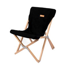 ACROSS M145 折疊野餐椅 Y06, 黑色, 1個
