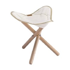 Across 三角蝴蝶便攜式折疊椅 Y24, 白色, 1個