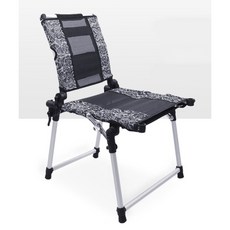 어크로스 리프트 접이식 낚시 의자 PJE11, 블랙, 1개