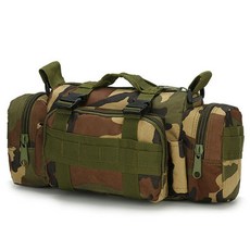 큐랑 아웃도어 스포츠 힙색, 카키 밀리터리