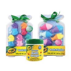 Crayola 繪兒樂 孩童2代造型沐浴泡澡球3件組, 混色