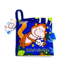 jollybaby 嬰幼兒布書 躲貓貓書 猴子躲貓貓書, 無