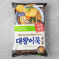 풀무원 대왕어묵 우동, 588.6g, 1팩