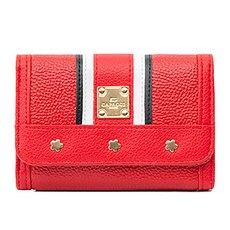 CAPACCI 運動女款拼色花朵中款錢包GS2004