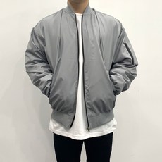 Wanna Big男款寬鬆大尺碼飛行防風外套