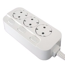 Smartcap 歐式獨立開關3插延長線, 1入, 150厘米