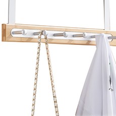 스데스 우드 도어행거 40 x 25 x 4.9 cm, 화이트, 1개