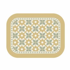 주방 빈티지 방수 식탁 매트, 07, 45 x 30 cm