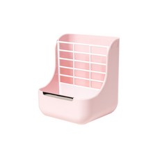 카르노 반려동물 파스텔 듀얼 먹이통 FREE, 핑크, 1개