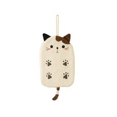 貓手巾, 1個, 淺褐色的