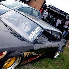 ROTIFORM 前擋風玻璃改裝客製化反光貼紙, 白色, 2個