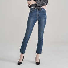 BEVERLY HILLS POLO CLUB 比佛利保羅 女款貓抓水洗基本直筒牛仔褲 CPJ1W08