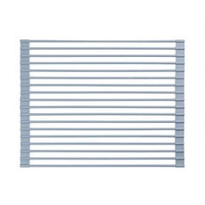 Lifepop 실리콘 싱크대 돌돌이 식기건조대 매트, 그레이