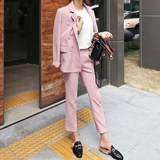 페이퍼먼츠 모던 심플 투버튼 투피스 정장 세트 00740