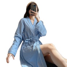 스타 로맨틱한 샤워가운 B타입 XL, 블루, 1개