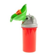 PARA:D 大象造型攜帶式尿壺, 紅色