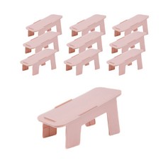 Oze 雙可拆卸鞋收納整理器粉色, 粉色, 10個