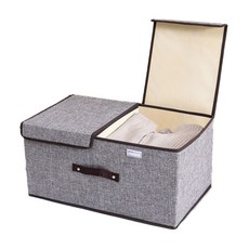 헤스티아 스토리지 접이식 가정용 수납 상자 M, A01, 1개