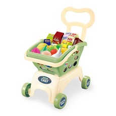 愉快的購物車扮家家酒玩具組, 綠色
