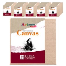 Artmate 黃麻正方形畫布 15 x 15 cm, 40個