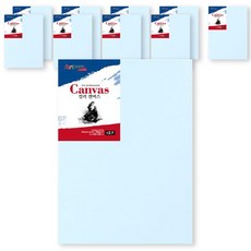 Artmate 彩色畫布 F型 藍色 10入, 棉布