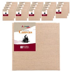 Artmate 黃麻畫布 正方形 20P, 棉布