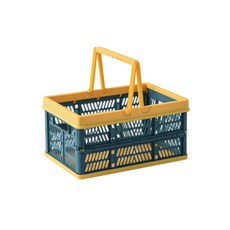 Home with me 堅固折疊籃 445 x 317 x 258 mm, 黃綠色, 1個