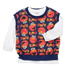 Little rabbit 孩童芝麻街Elmo印花背心