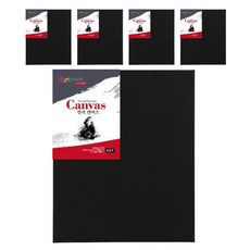 Artmate 帆布畫框 F款 黑色, 5個, 8號