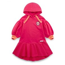 JELISPOON 女童款連帽長袖洋裝