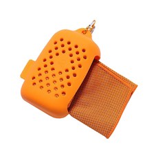 송송송마켓 涼感快乾運動毛巾, 橘色, 1個