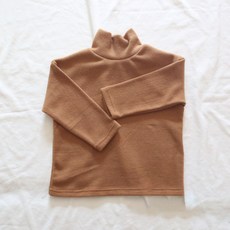 I Crayon兒童款彈性刷毛針織布高領