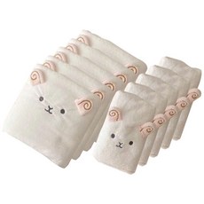 谷毛巾+浴巾套組, 小羊, 5組