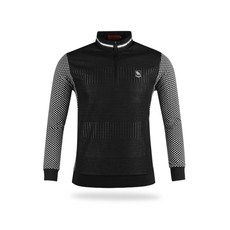 Luxgolf Yamaguchi 高爾夫男士半拉鍊長袖高爾夫襯衫 YG1A415