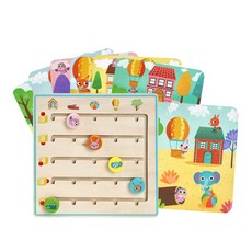 TOOKY TOY 動物捉迷藏木製拼圖 775, 1個