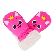 Pinkfong女童款可愛拇指滑雪手套