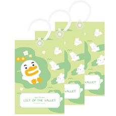 KAKAO FRIENDS 印花掛式香氛袋 鈴蘭香, 13克, 3個