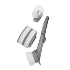 Featfreedom自潔液專屬絲瓜+毛刷+海綿2p套組, 混色, 1套