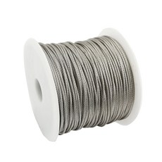 無塗層不鏽鋼鋼絲繩 1.5mm, 1個