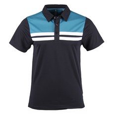 abacus 男士高級撞色拼接短袖Polo衫 65994026