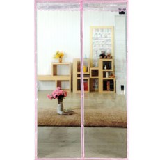 ALTTEURI 磁吸式防風門簾 2入, 粉紅色, 2個