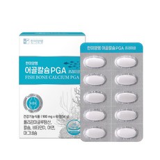魚骨鈣PGA錠 54g, 60顆, 1個