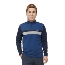 PRO WORLD CUP 男式配色拉鍊 T恤 Q321-3154-1BU