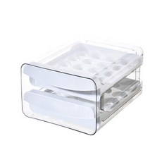 Dida抽屜型冰箱雞蛋40格收納盒, 單一顏色