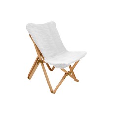 코드리빙 후리스원단 우드체어 소 CODE-F-CCB-A60IL-FA, 스노우 화이트, 1개