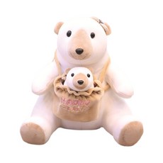 nature times 口袋玩偶, 白熊, 25cm