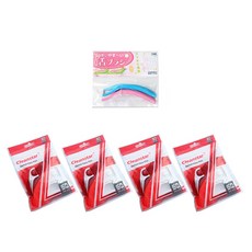 CLEANSTAR 松本舌頭清潔刷 隨機送 2入+清潔星成人牙線 50入 x 4p, 1套