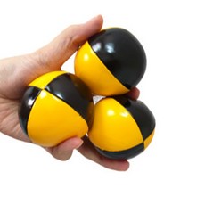 Brilliant 特技雜耍球黑黃混色3入組, 1組
