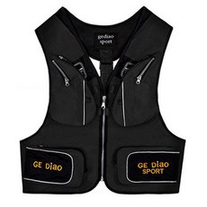 休閒釣魚背心, 黑色